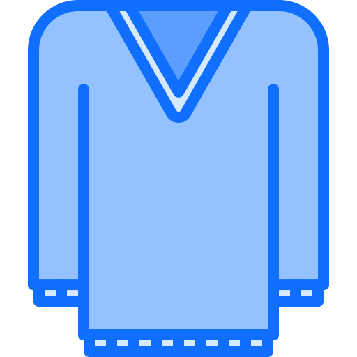 Pullover Coloring Blue icon