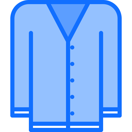 cárdigan Coloring Blue icono