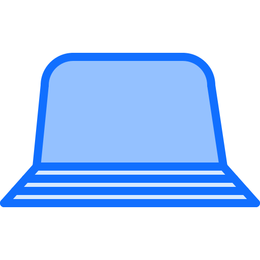 chapéu Coloring Blue Ícone