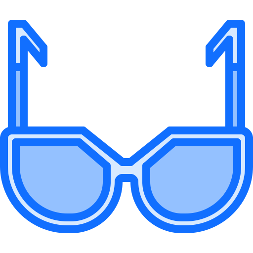 occhiali da sole Coloring Blue icona