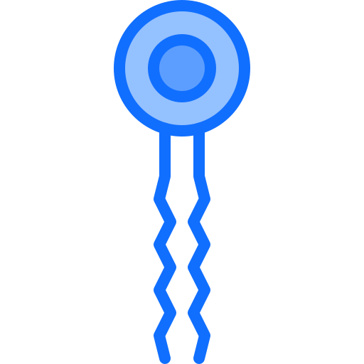 머리 핀 Coloring Blue icon