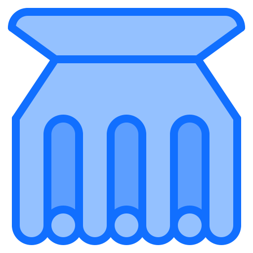 Hair clip Coloring Blue icon