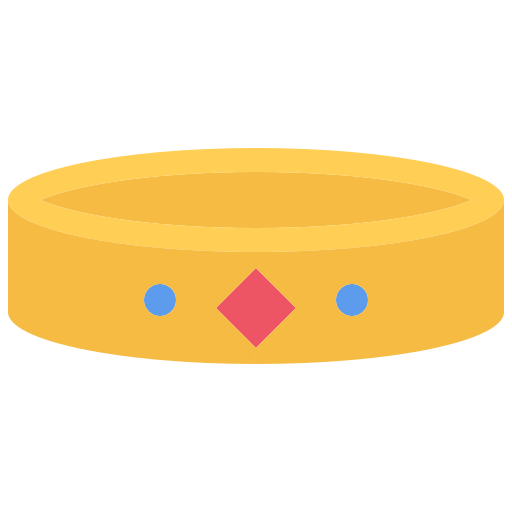 pierścień Coloring Flat ikona