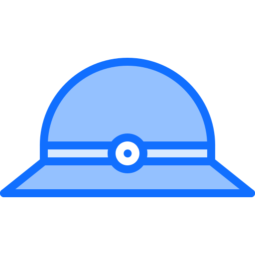 Hat Coloring Blue icon