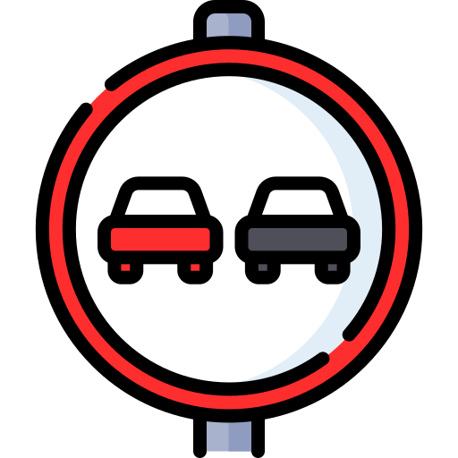 Traffic sign Special Lineal color icon