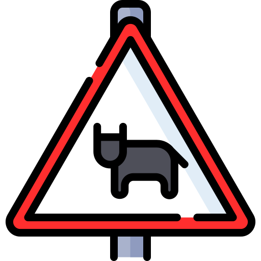 señal de tráfico Special Lineal color icono