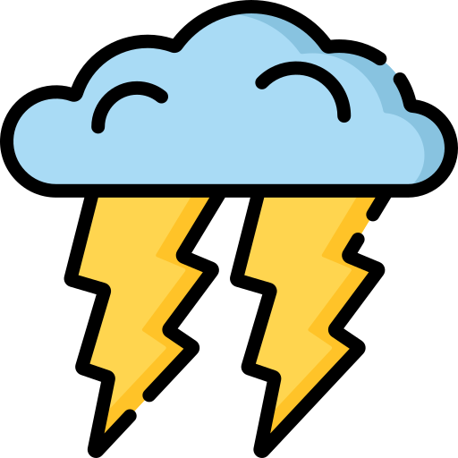 Thunderstorm Special Lineal color icon