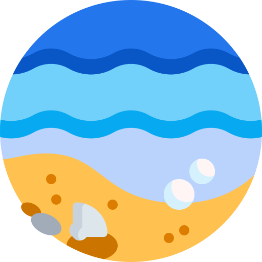 Seashore Detailed Flat Circular Flat icon