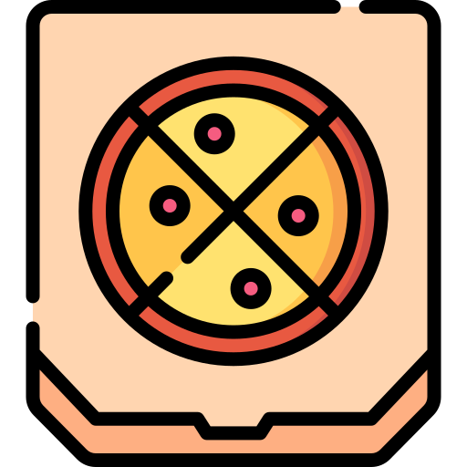 caixa de pizza Special Lineal color Ícone