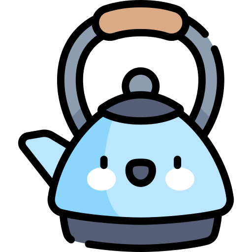 Kettle Kawaii Lineal color icon