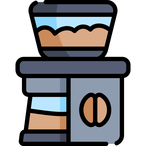 kaffeemühle Kawaii Lineal color icon