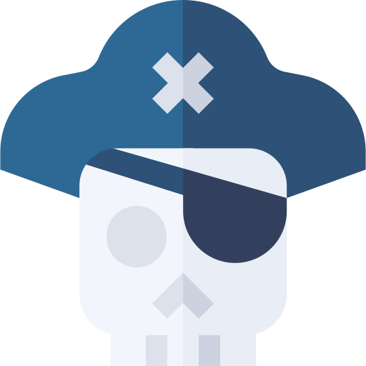 海賊 Basic Straight Flat icon