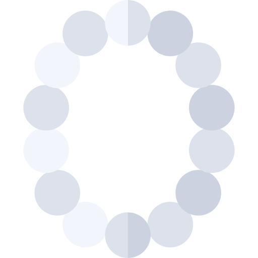 perlenkette Basic Straight Flat icon