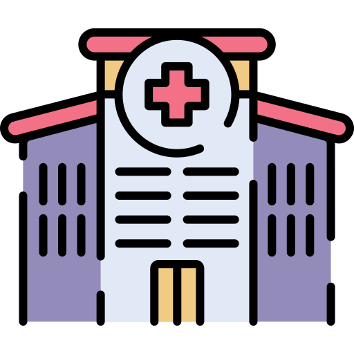 病院 Generic Outline Color icon