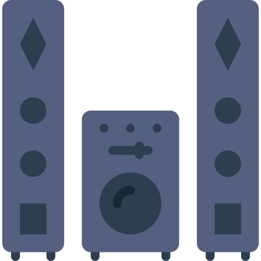 system dzwiękowy Basic Miscellany Flat ikona