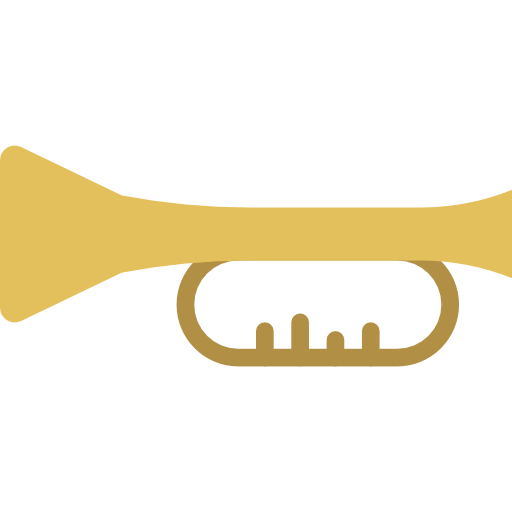 trompete Basic Miscellany Flat Ícone