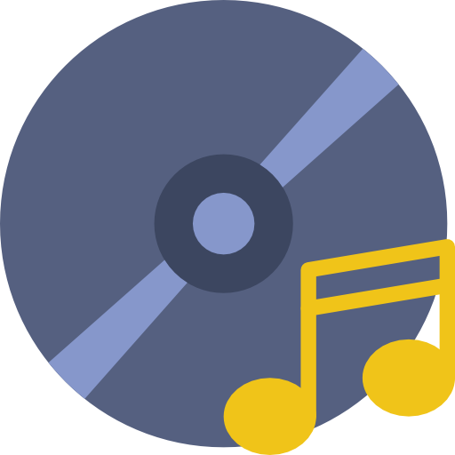 Compact disc Basic Miscellany Flat icon