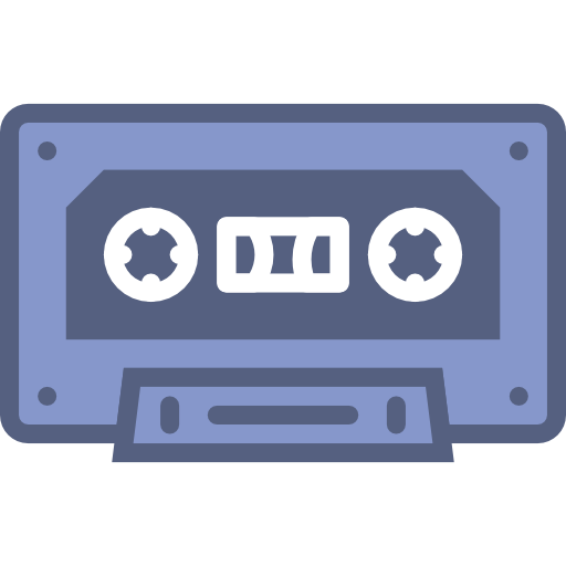 kassette Basic Miscellany Flat icon