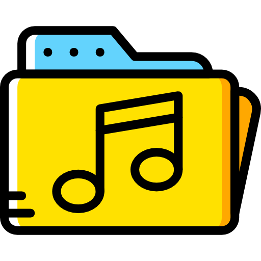 carpeta de música Basic Miscellany Yellow icono
