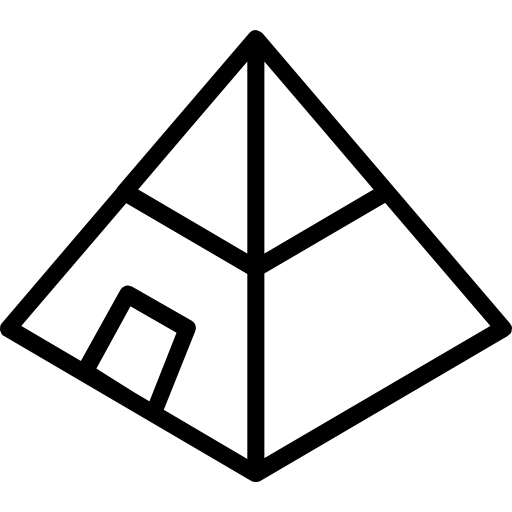 piramida Basic Miscellany Lineal ikona