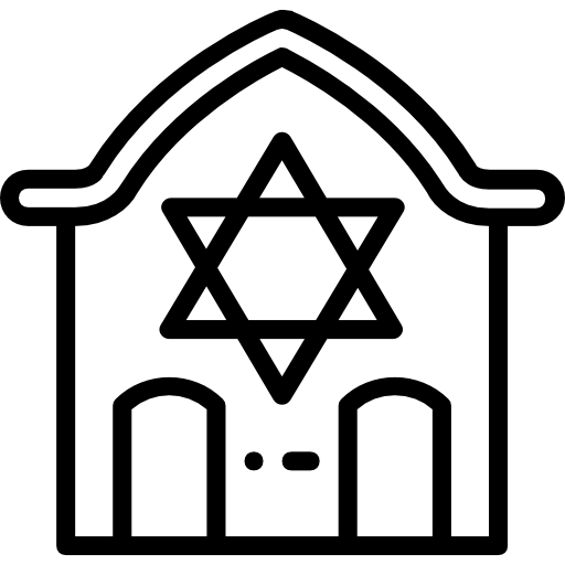 synagoga Basic Miscellany Lineal ikona