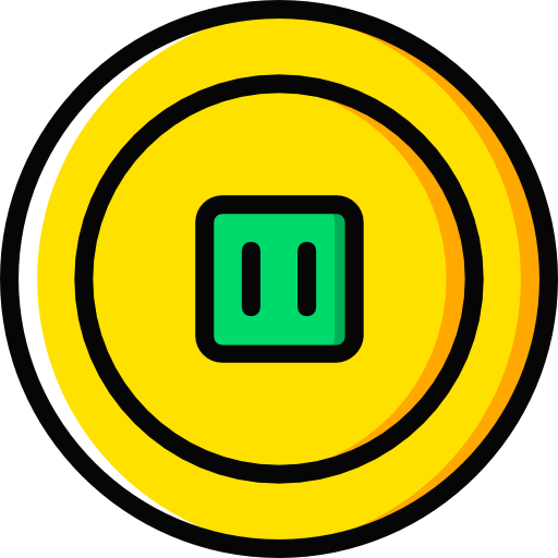 Coin Basic Miscellany Yellow icon