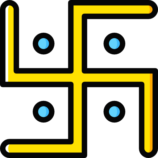 swastyka Basic Miscellany Yellow ikona