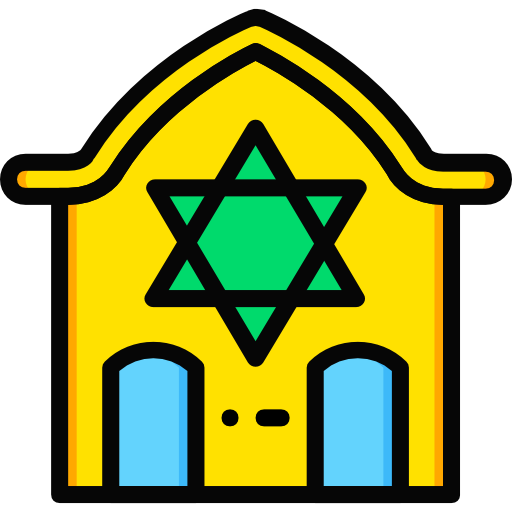 Synagogue Basic Miscellany Yellow icon