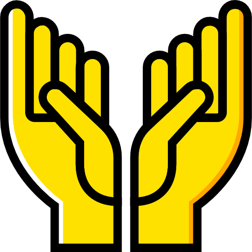 Prayer Basic Miscellany Yellow icon