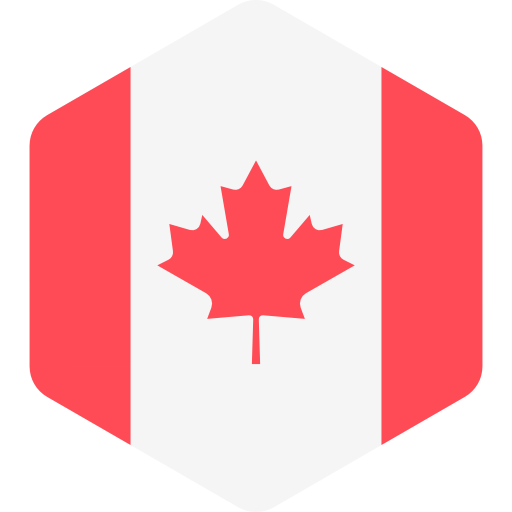 Canada Flags Hexagonal icon