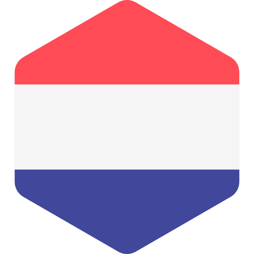 Netherlands Flags Hexagonal icon