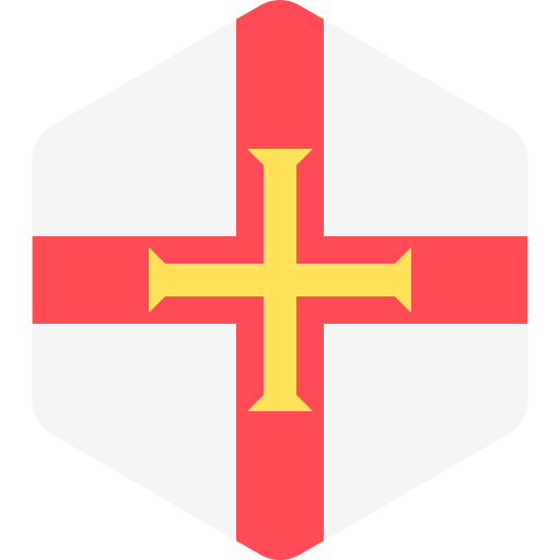 guernsey Flags Hexagonal icono