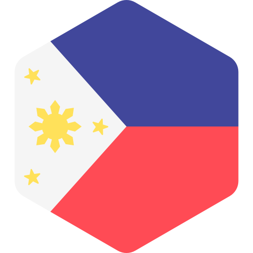 filipinas Flags Hexagonal icono