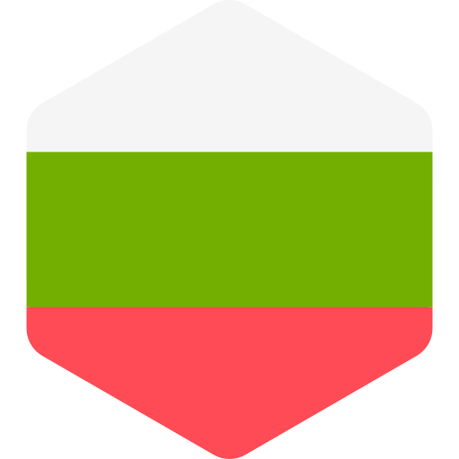 bulgaria Flags Hexagonal icono