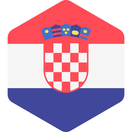 kroatië Flags Hexagonal icoon