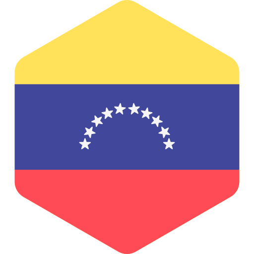 venezuela Flags Hexagonal icona