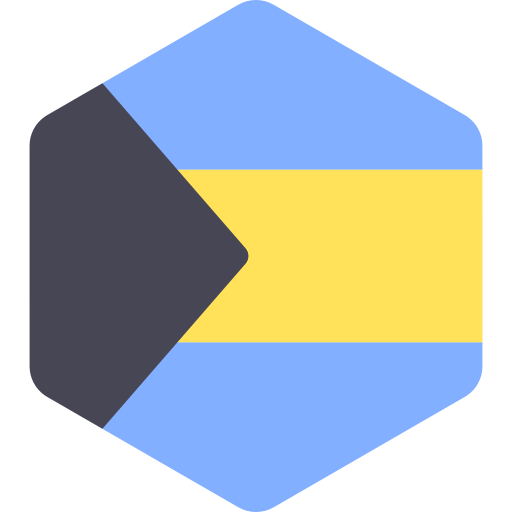 Bahamas Flags Hexagonal icon