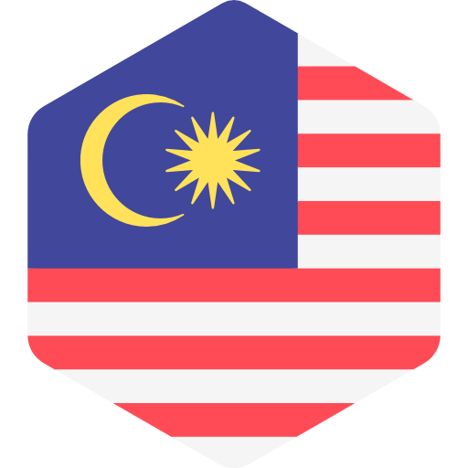 malasia Flags Hexagonal icona