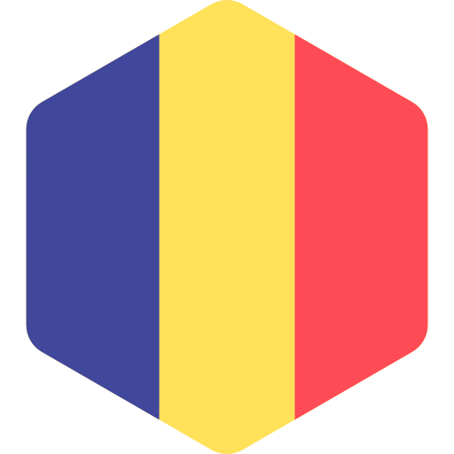 roemenië Flags Hexagonal icoon
