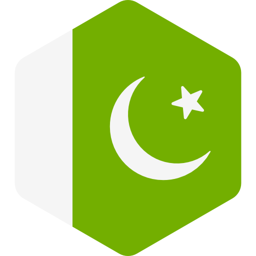 Пакистан Flags Hexagonal иконка