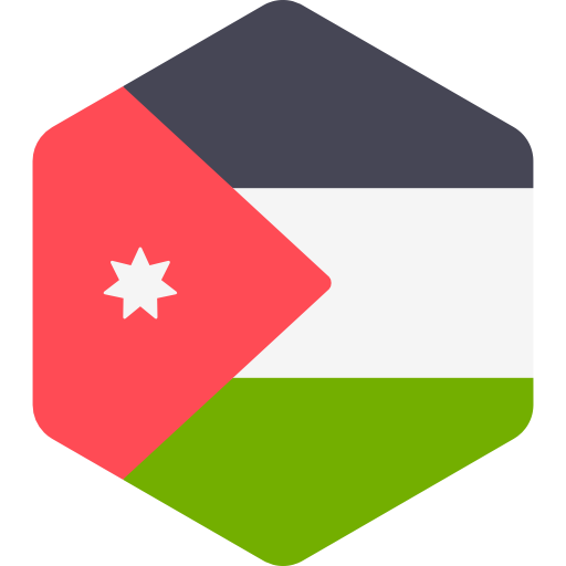 jordanien Flags Hexagonal icon