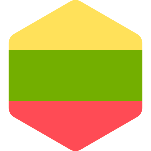 litauen Flags Hexagonal icon