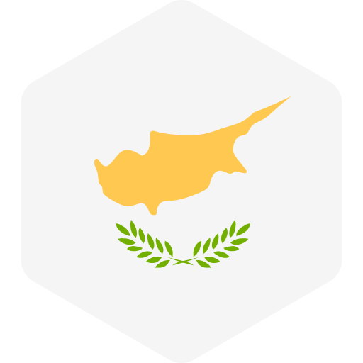 cipro Flags Hexagonal icona