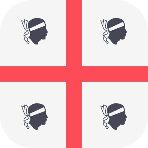 Sardinia Flags Rounded square icon