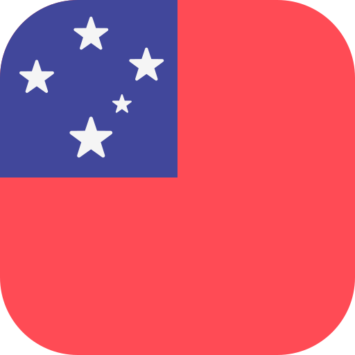 samoa Flags Rounded square icono