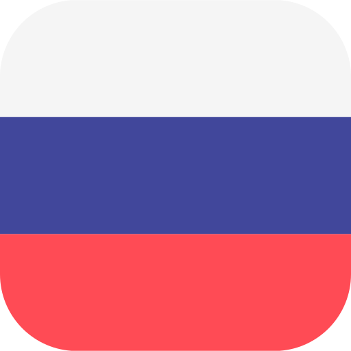 rusia Flags Rounded square icono