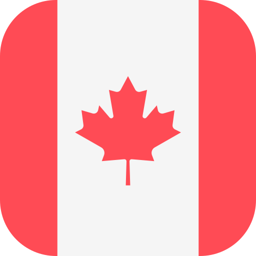 캐나다 Flags Rounded square icon