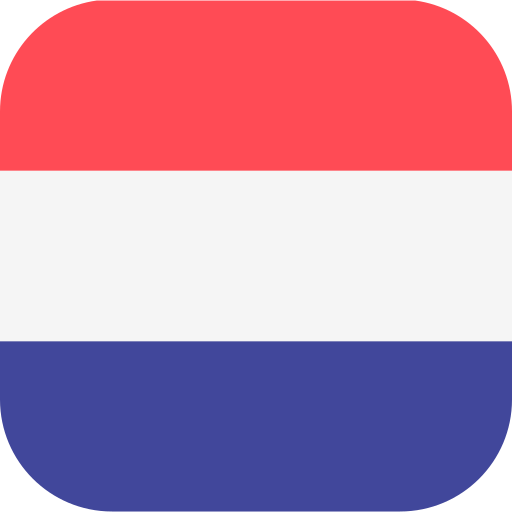 holandia Flags Rounded square ikona