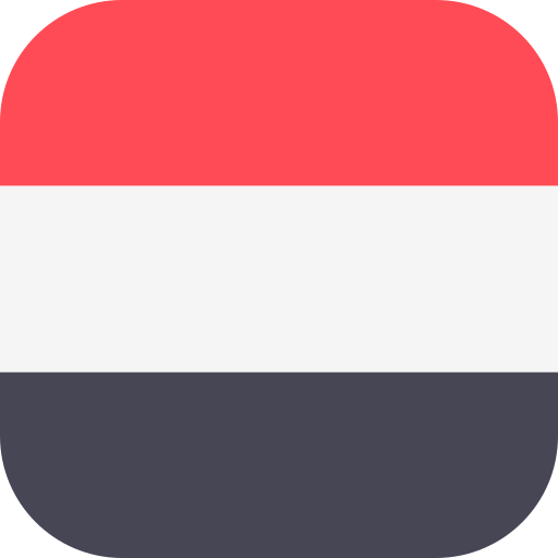yemen Flags Rounded square icona