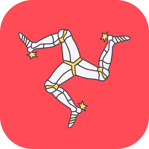 isle of man Flags Rounded square icon